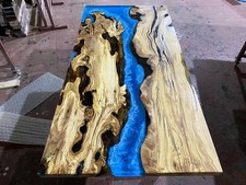 Blue Epoxy River Table | Live