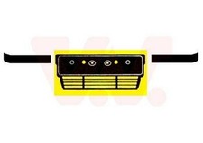 VAN WEZEL Zierleiste Stoßfänger Vorne für BMW 5 Limousine (E34) 5 Touring (E34)