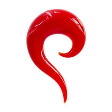 Rot Glas Dehnungssichel Dehnschnecke Dehnspirale Dehnungsschnecke Ohr Expander
