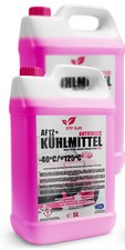 10L KÜHLERFROSTSCHUTZ ROT AF12+ G12 KÜHLMITTEL -40°C für VW AUDI VAG 2 x 5 liter