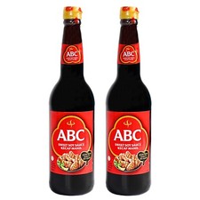 2x620ml ABC Ketjap Manis Indonesische süsse Sojasauce Sweet Soja Sauce