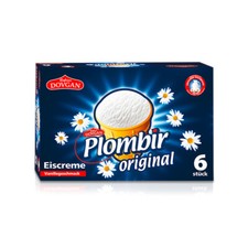 Eis waffelbecher plombir - eis, im