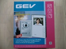 1x GEV 1-Familienhaus Video-Türsprechanlage CVB 88320 IR-LED Kamera TFT nichtNEU