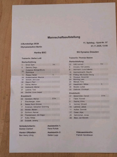 2025 hertha bsc - 01.11.2025,
