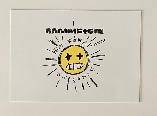 Rammstein exklusive postkarte - exklusive,
