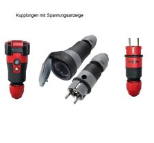 Schukostecker, Schukokupplung,ABL Stecker, ABL Kupplung, Gummi Stecker, Kupplung