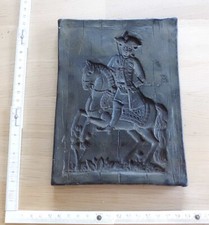 Wachsmodel "Reiter mit Pferd", sehr selten, siehe Foto, gebraucht