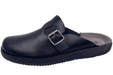 Rohde Herren Leder Clog Soltau Hausschuhe 1970-90 Pantolette