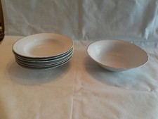 6 Suppenteller  Porzellan