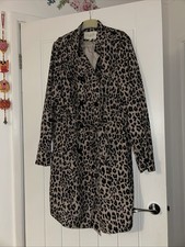 Damen Trenchcoat Leoprint