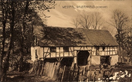 Westfälisches bauernhaus - ak,
