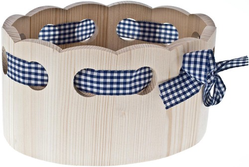 Holzwanne mit band - holzwanne,