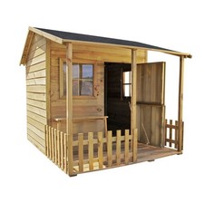 4iQ Kinder Holz Gartenhaus