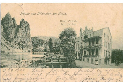 Alte münster am stein - sw,