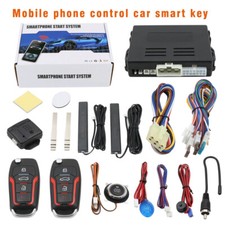 Auto Schalter Keyless Entry Motor Start Alarm System Push Button Remote Starte