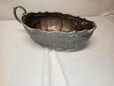 Alte Pflanzschale aus Zinn, 39