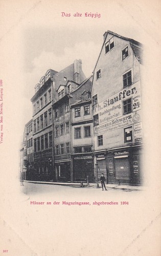 Das alte leipzig häuser - häuser, an