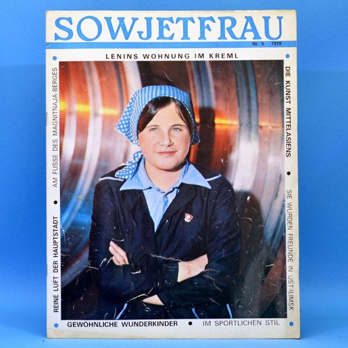 Sowjetfrau 1978 ddr lenin im - 5,