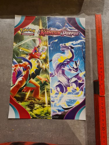 Poster pokemon karmesin - poster,