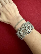 Bijou Brigitte Modeschmuck Flex-Armband Armreif Flex Armband Floral Oriental