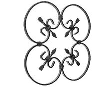 SCHMIEDEEISEN ORNAMENT 38x38cm