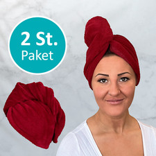 2x Haarturban Mikrofaser