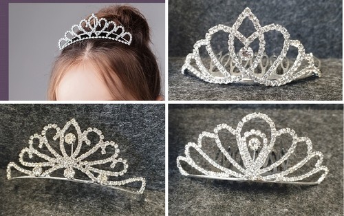 Krone haarschmuck kristall - haarschmuck,