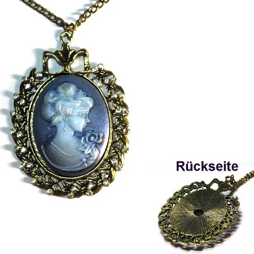 Kamee tracht gemme kette - kamee,