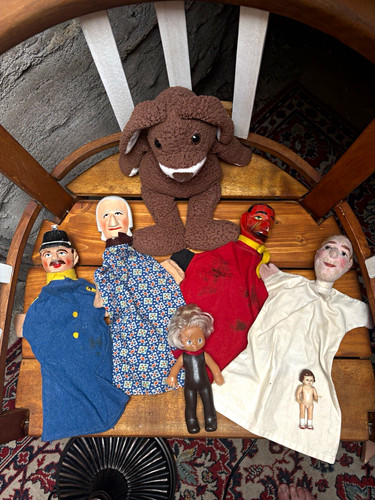Konvolut tlg handpuppen aus - 6-tlg.,