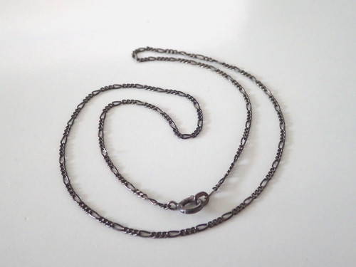 Vintage figarokette silber - vintage,
