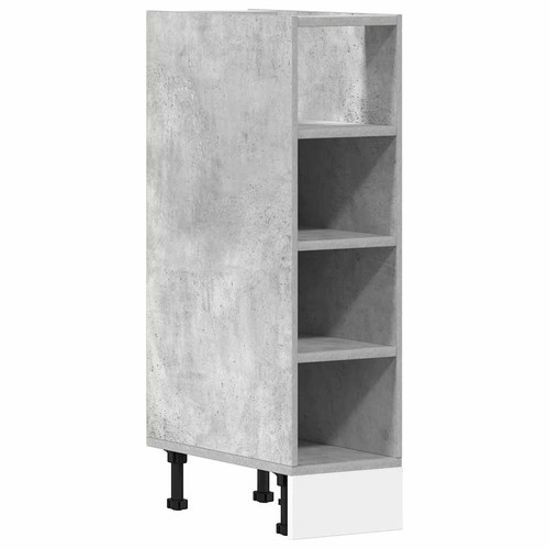 Betongrau küchenschrank - betongrau,
