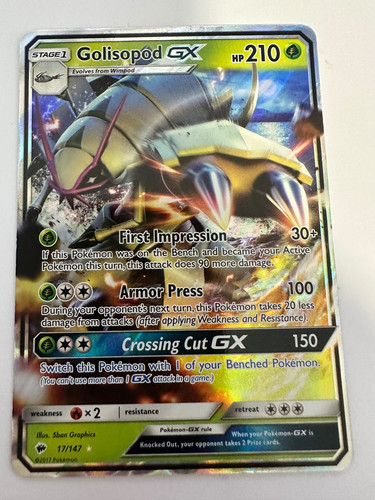 Pokemon tcg golisopod - tcg, gx