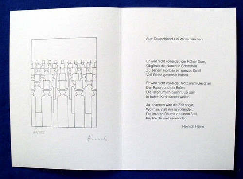 Erwin heerich einblatt nr - heerich*,