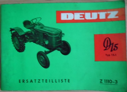 Deutz fahr schlepper d15 - deutz,