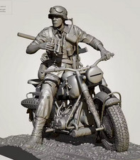 1 Resinfig. & Motorrad 1/35