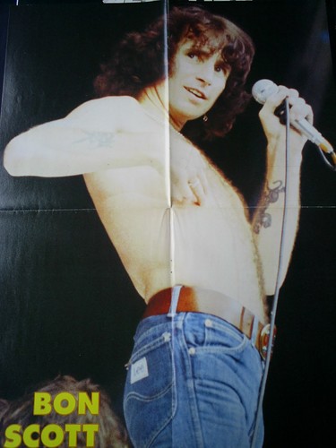 Bon scott poster 41 cm - poster,