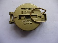 Alter Kompass aus massivem Metall um 1950