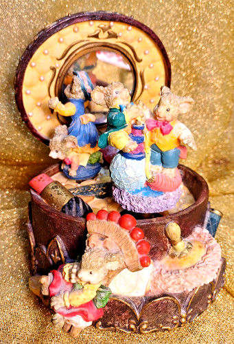 Vintage enesco spieluhr mäuse - enesco,