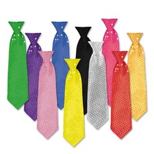 Paillettenkrawatte Farbauswahl