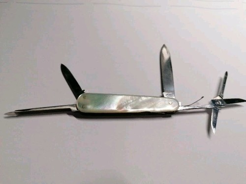 Perlmutt taschenmesser protea - perlmutt,