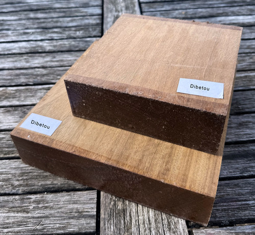 Dibetou 10x10x5cm 1st afrika - 10x10x5cm,