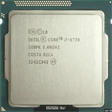 INTEL Core i7-3770 / 4x 3,4 - 3,9 GHz / LGA 1155 / Quad Core CPU SR0PK Prozessor
