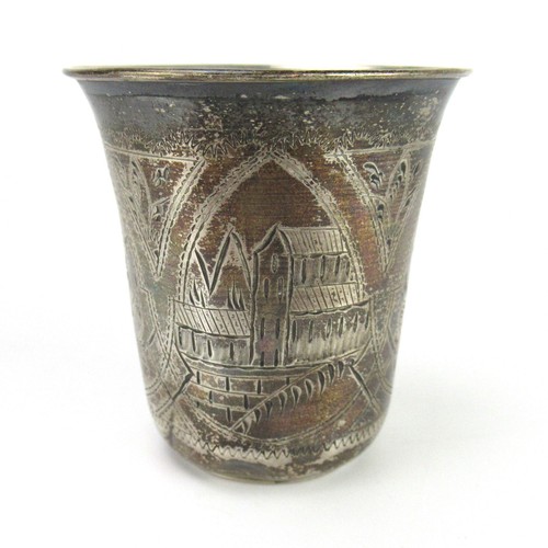 Russischer becher aus silber - russischer,