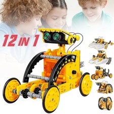 Solar Roboter Spielzeug 12-in-1 Konstruktionsspielzeug Bausatz Geschenke Kinder