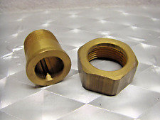 halbe Verschraubung  1" x 3/4", Messing, flach-dichtend, Nr. 40