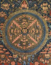 Tibet. THANGKA Malerei Mandala