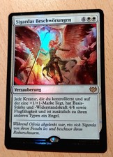 Mtg Magic: # FOIL # Sigardas Beschwörungen,Sigarda's Summons, DEUTSCH Engel