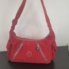 Kipling Handtasche Damen Umhängetasche Ziegelrot Rot Shoulderbag