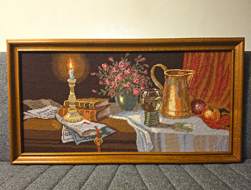 Gerahmte gobelinstickerei - gerahmte,
