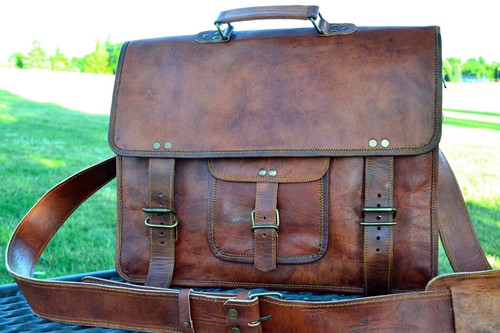 Herren vintage leder - vintage, ranzen